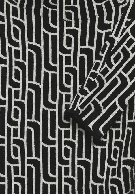 Jaquard Sweater Black