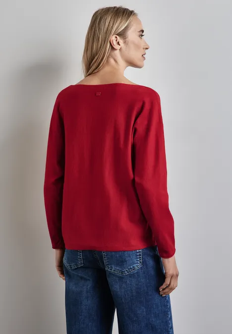 Pull-over Dolman autumn red