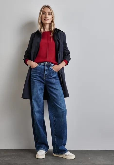 Pull-over Dolman autumn red