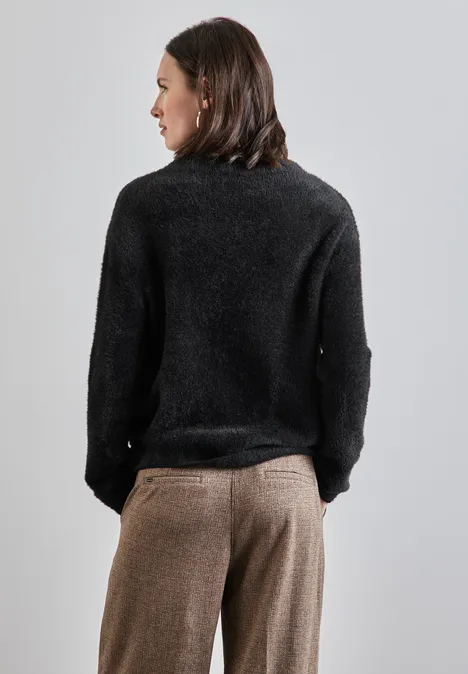 Federgarn Pullover Black