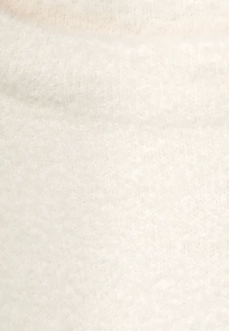 Pull en fil de plume lucid white