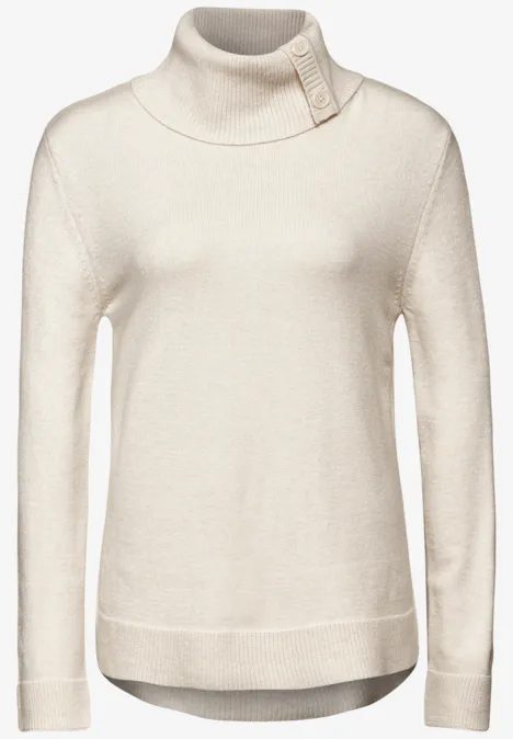 Strickpullover cream white melange