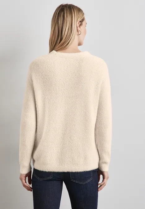Federgarn Pullover lucid white