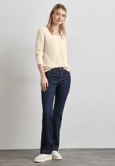 Federgarn Pullover lucid white