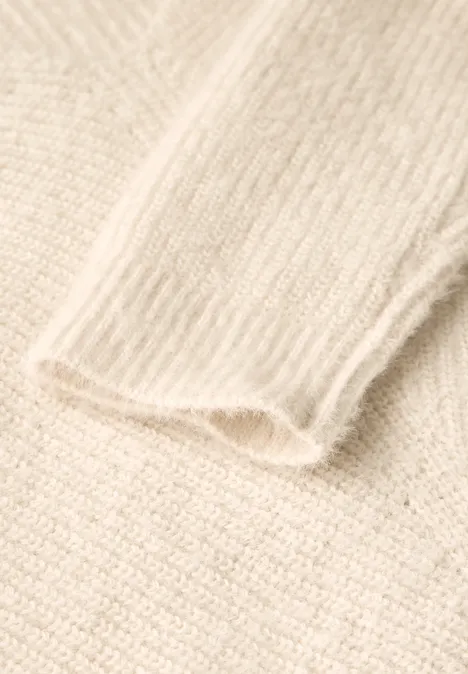 Federgarn Pullover lucid white