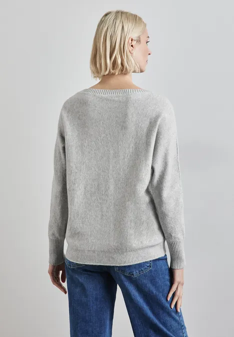 Pull-over Dolman heather grey mel.