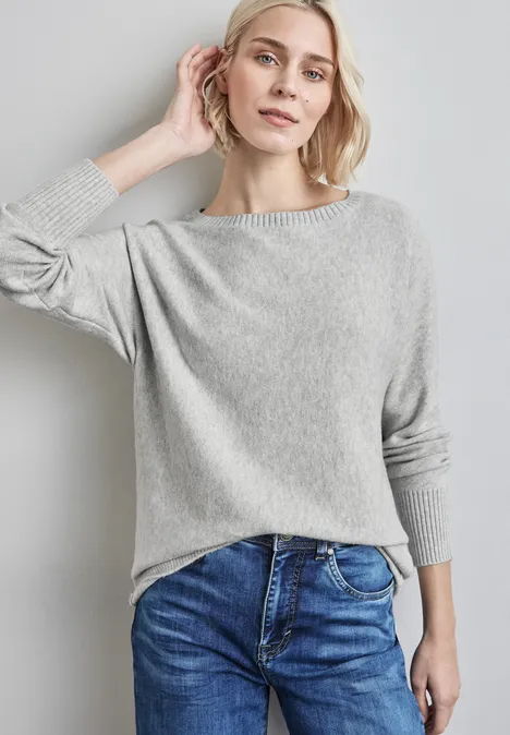 Pull-over Dolman heather grey mel.