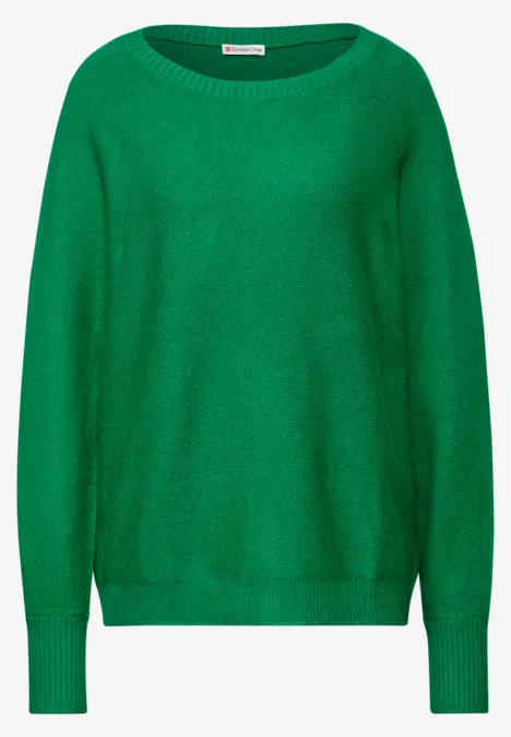 Dolman Pullover vibrant green