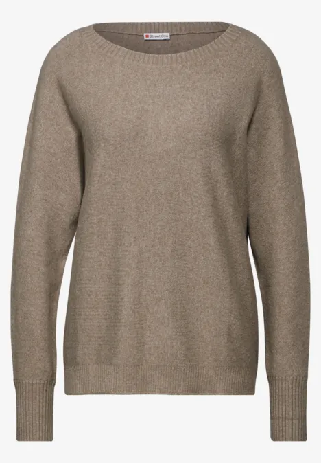 Dolman Pullover mocha glow mel.