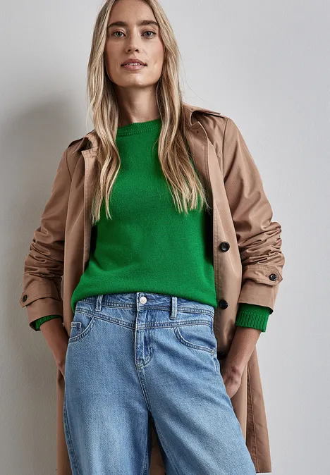 Basic Sweater vibrant green