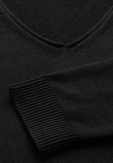 Feinstrickpullover Black