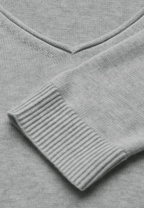Feinstrickpullover heather grey mel.