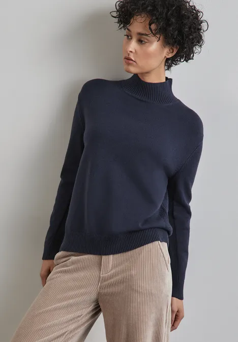 Pullover mit Turtleneck deep blue