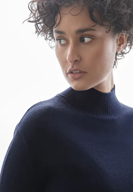 Pullover mit Turtleneck deep blue