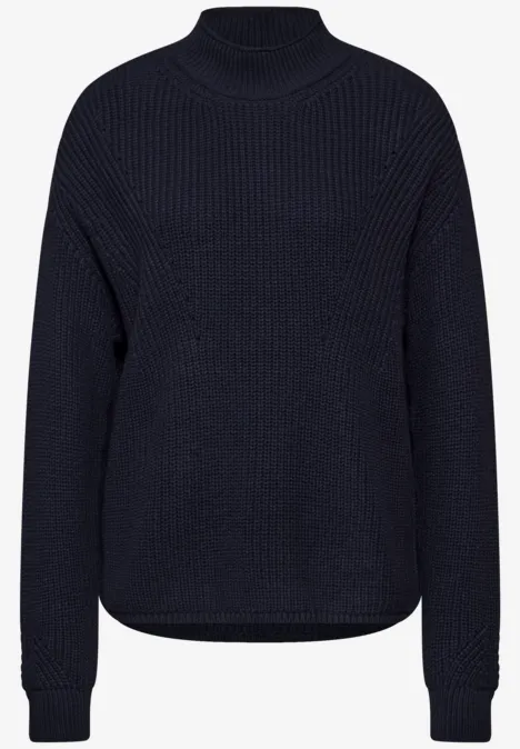 Pullover mit Details night sky blue