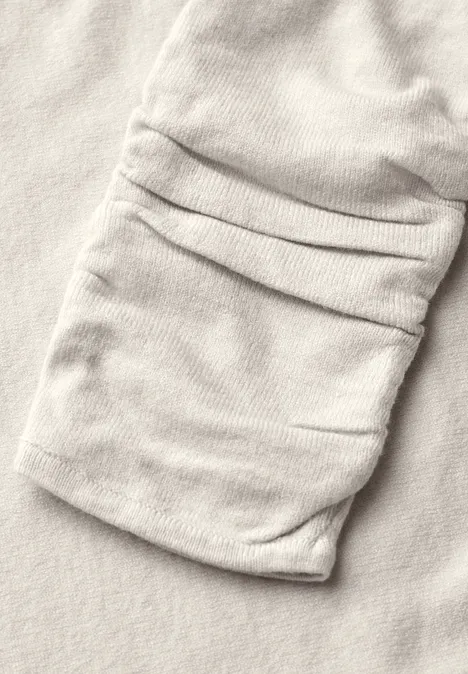 Dolman Pullover cream white melange