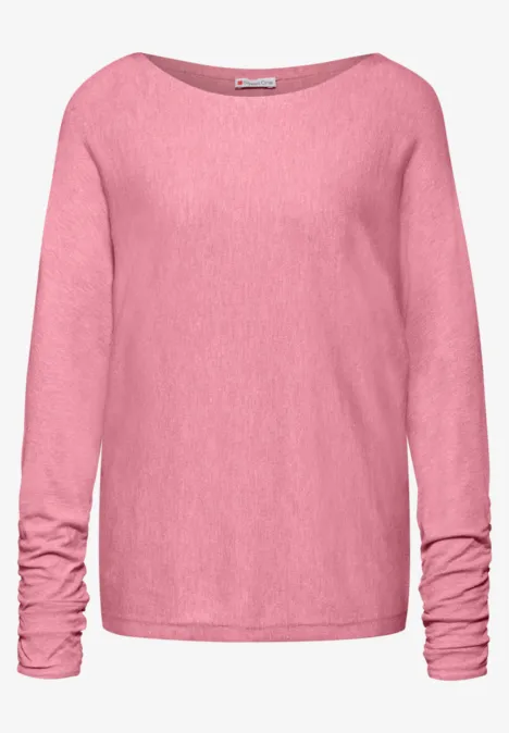 Dolman Pullover sugar coral mel.