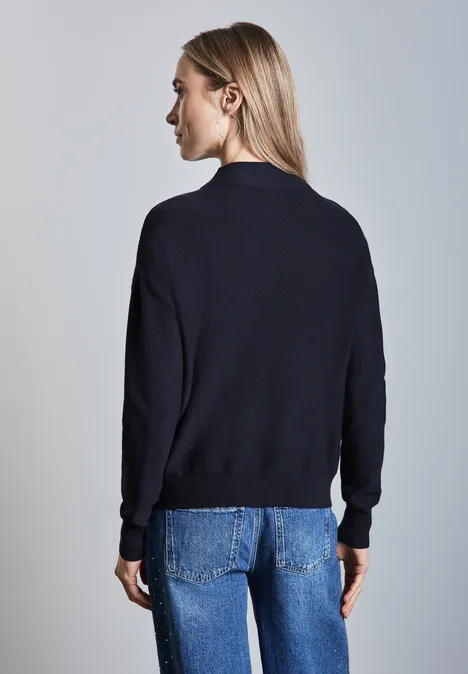 Pullover mit Turtleneck deep blue