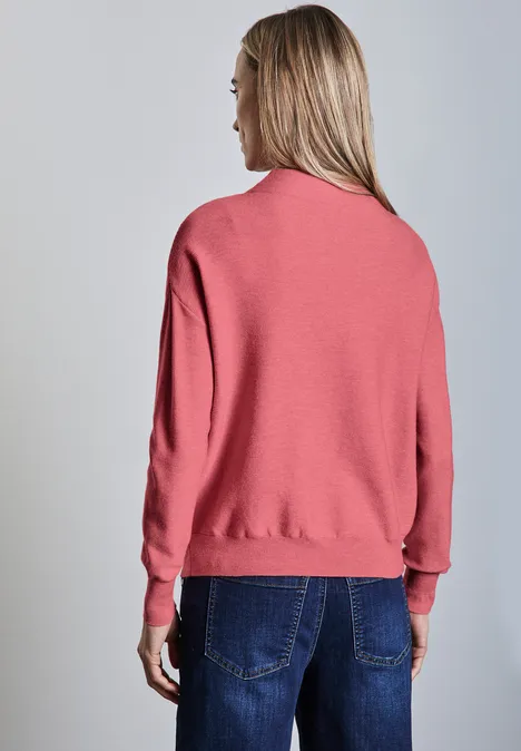 Pullover mit Turtleneck sugar coral mel.