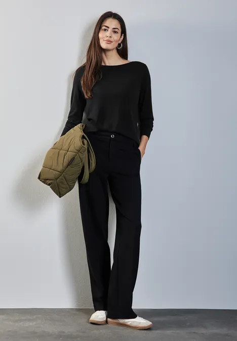 Strickpullover Black