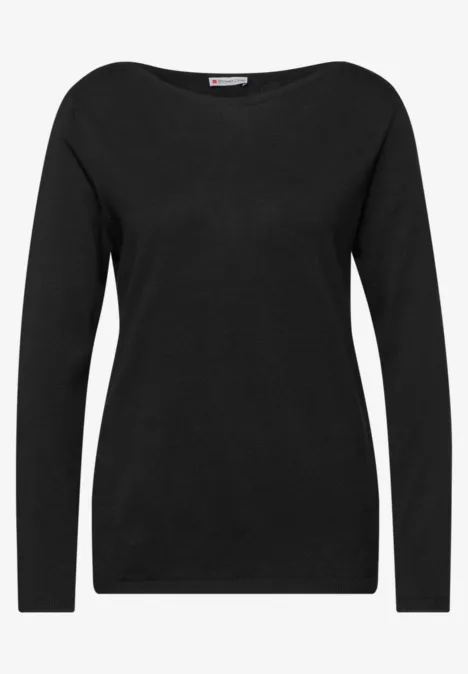 Strickpullover Black