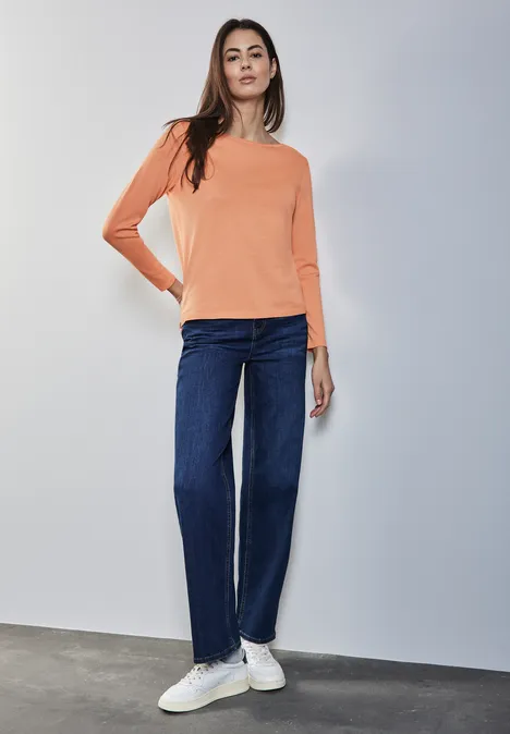 Strickpullover creamy orange