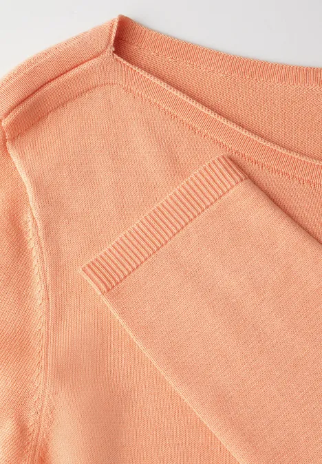 Strickpullover creamy orange