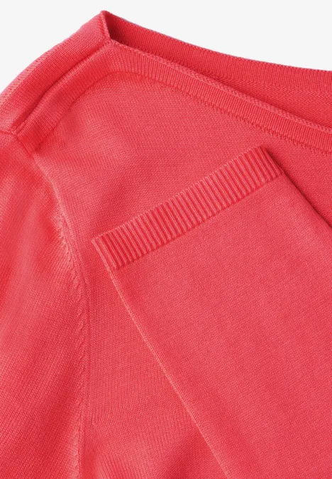 Strickpullover peach coral