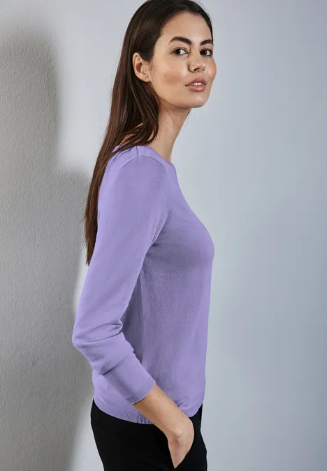 Strickpullover viola lilac