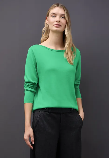 Strickpullover tendril green