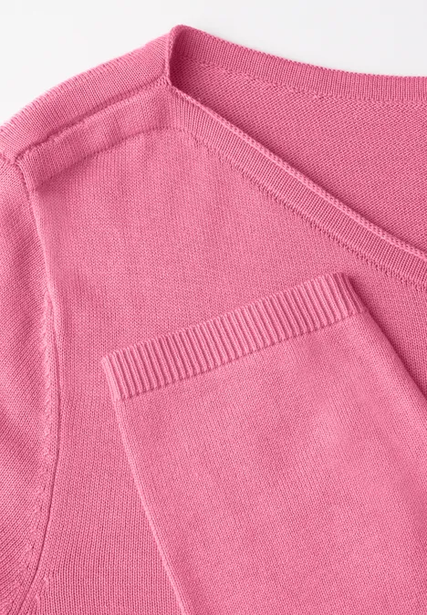 Strickpullover sunset pink
