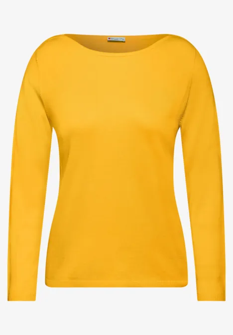 Strickpullover marigold yellow