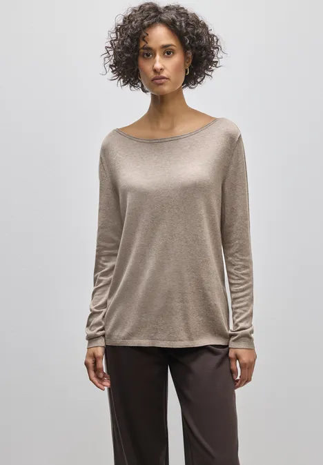 Strickpullover toffee crunch mel.