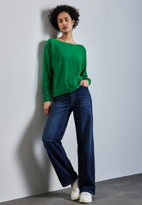 Dolman Pullover glowing green