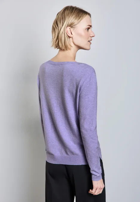 Pull douillet viola lilac mel.