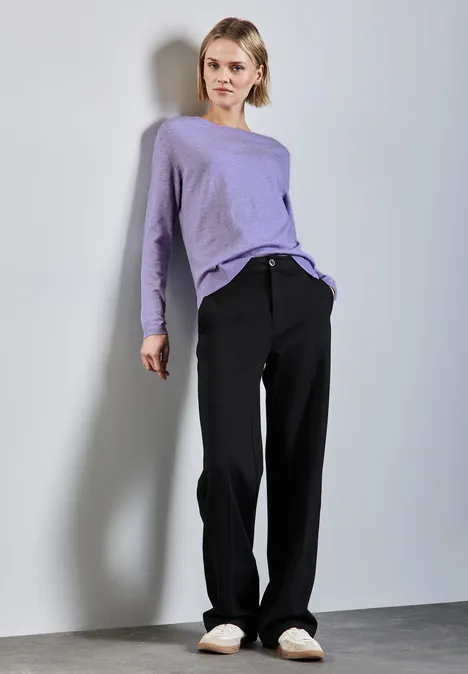 Pull douillet viola lilac mel.