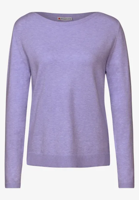 Pull douillet viola lilac mel.