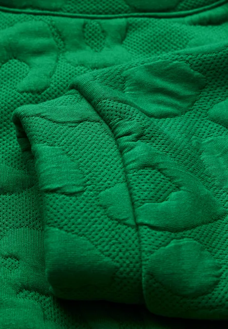 Sweat léopard oversize vibrant green