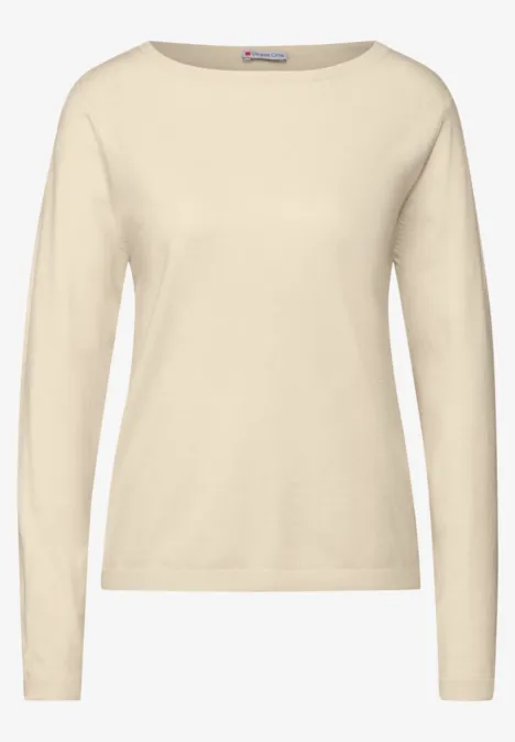 Basic Pullover soft beige
