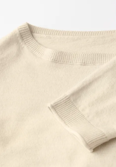 Basic Pullover soft beige