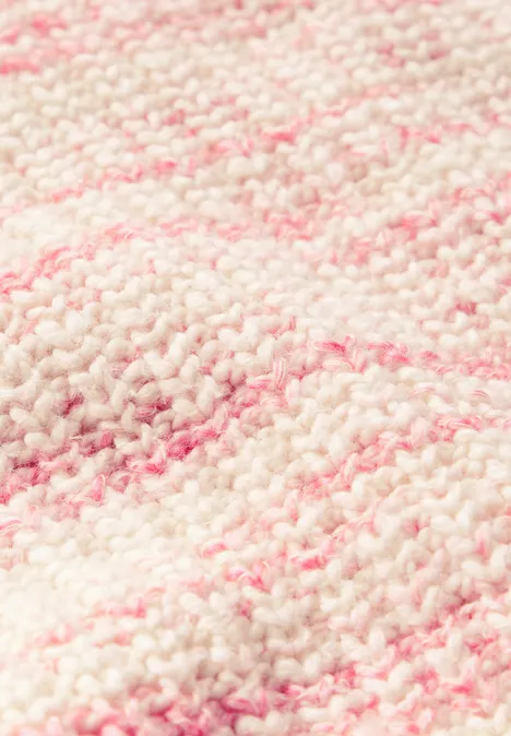 Strickpullover mit Muster soft beige
