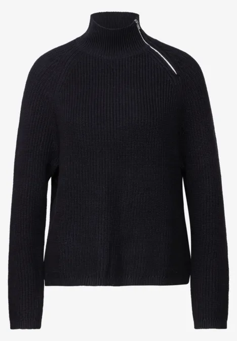 Raglan Pullover deep tint blue
