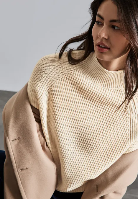 Raglan Pullover soft beige