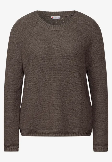 Strickpullover muddy brown