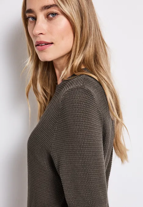 Rundhals Pullover nomad brown