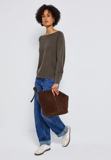 Dolman Pullover nomad brown mel.