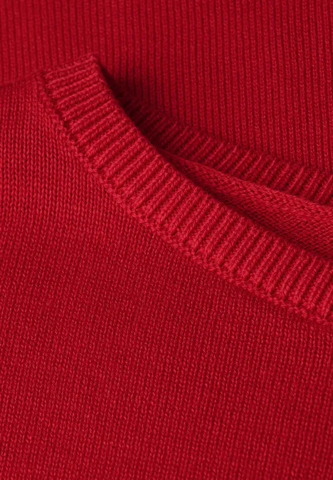 Basic Pullover racing red