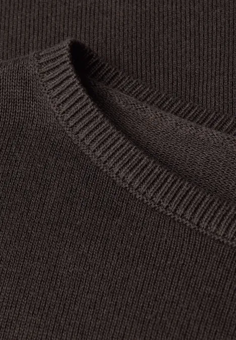 Basic Pullover deep roast brown