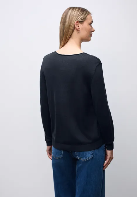 V-Neck Pullover deep blue V-Neck Pullover deep blue