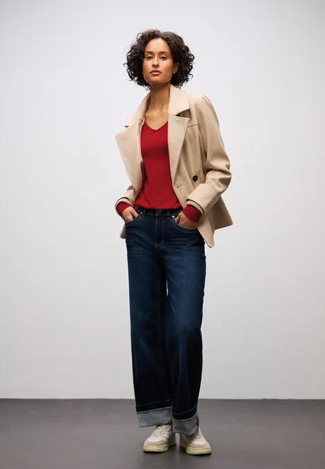 V-Neck Pullover racing red V-Neck Pullover racing red